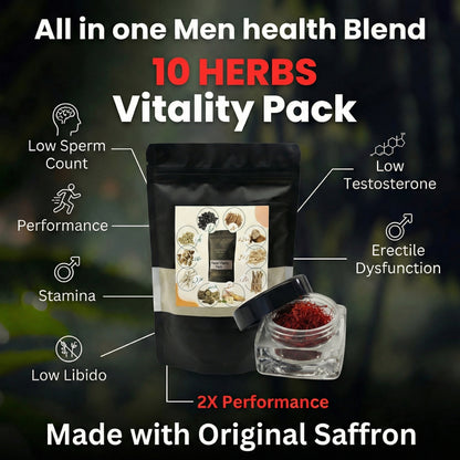 All in One Vitality Blend with Saffron (Zafran) | Men Booster